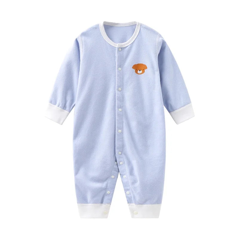 Unisex Cotton Baby Onesies Newborn 0-24M Boy Girl Boy Clothes Print Pajamas Romper Cartoon Long Sleeve Ropa Bebe