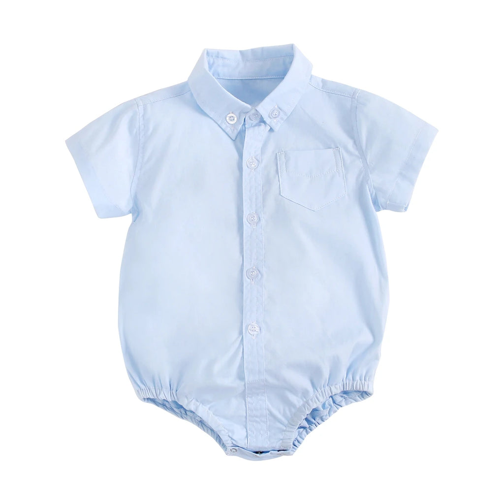 Sanlutoz Cotton Baby Boys Bodysuits Fashion Newborn Clothes for Baby Boy Short Sleeve Summer Baby Clothing Plaid