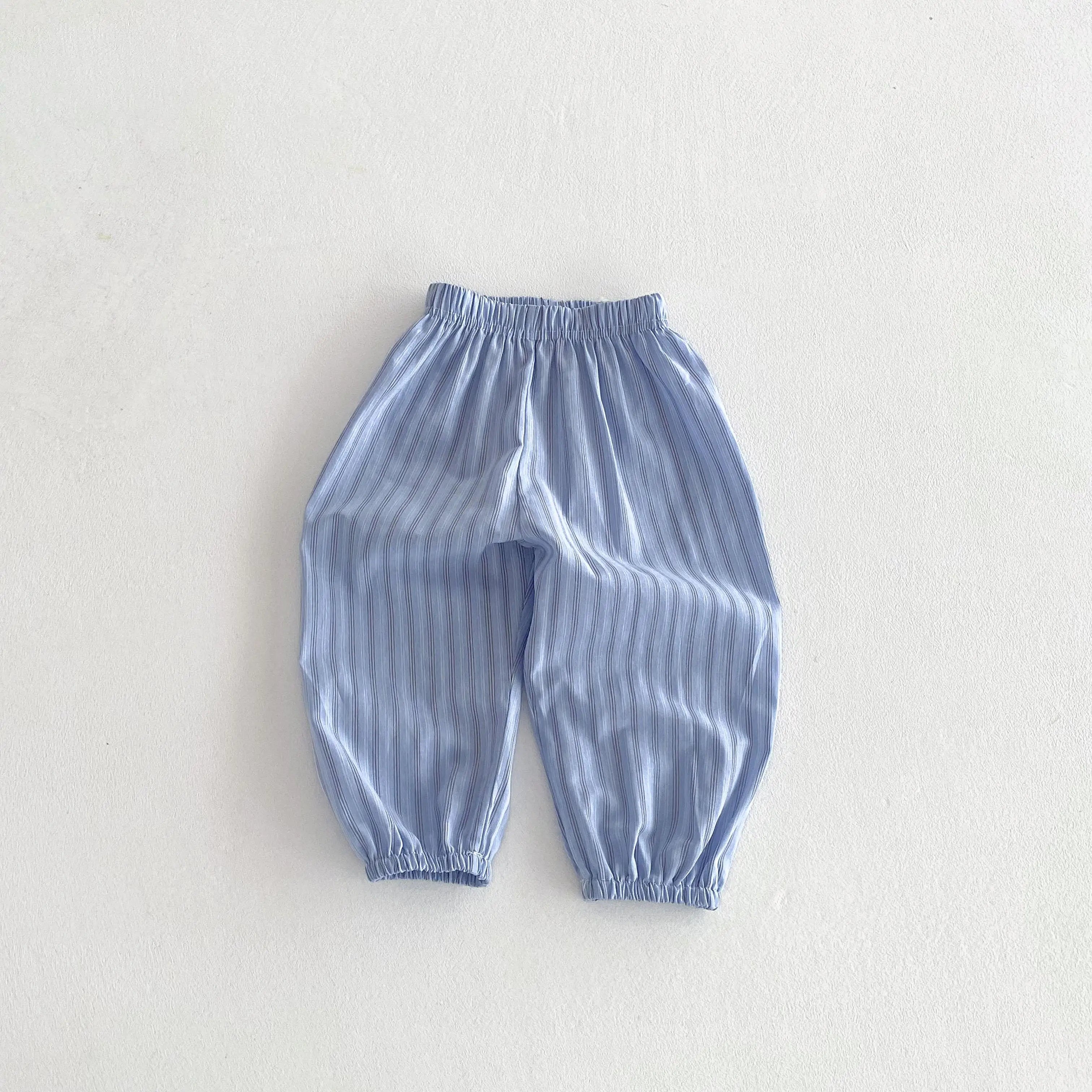 Child Cartoon Printed Trousers Summer Mosquito Resistant Pants Outdoor Wear Loose Casual Pants Boys Girls Baby Pants 80-120CM
