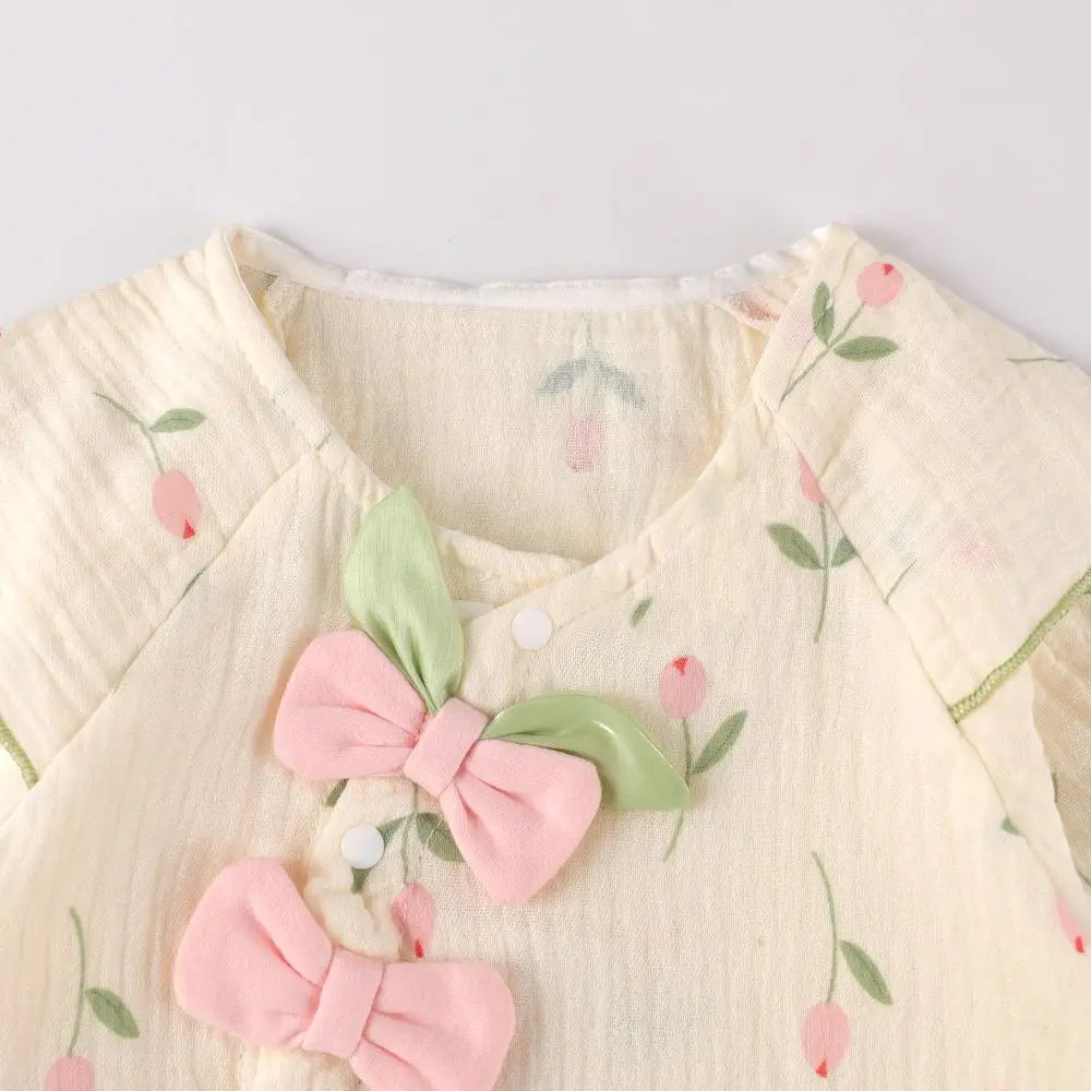 Autumn Baby Clothes Infant Cute Long-sleeved Jumpsuit Girls Summer Cute Jumpsuit for Going Out Trendy Pure Cotton Jumpsuit