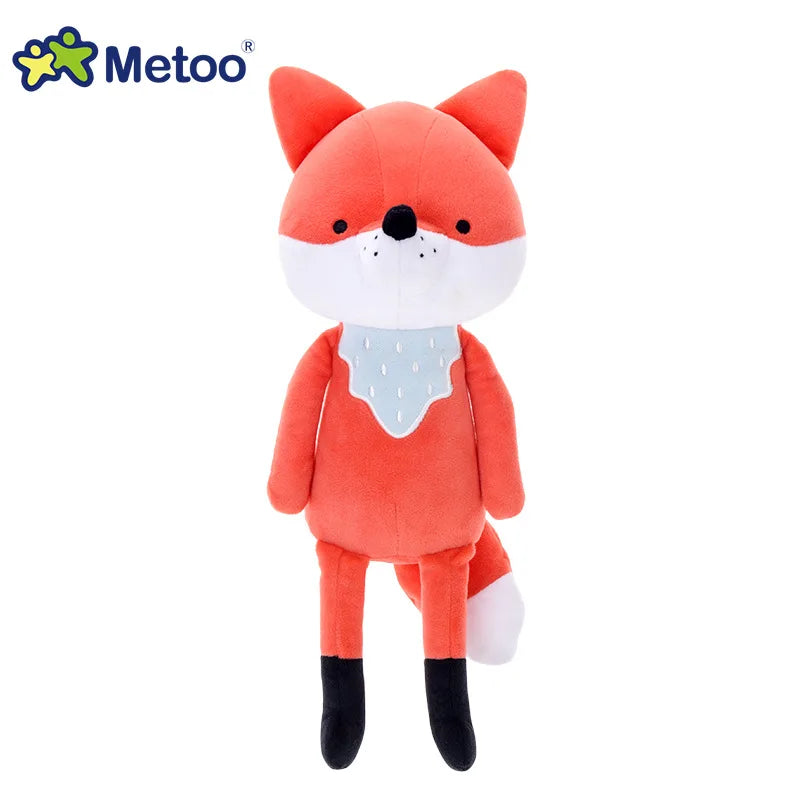 Cute Stuffed Animal Toys Soft Fox Raccoon Squirrel Giraffe Plushies Children Birthday Gift Room Decor Original Plush Metoo Doll