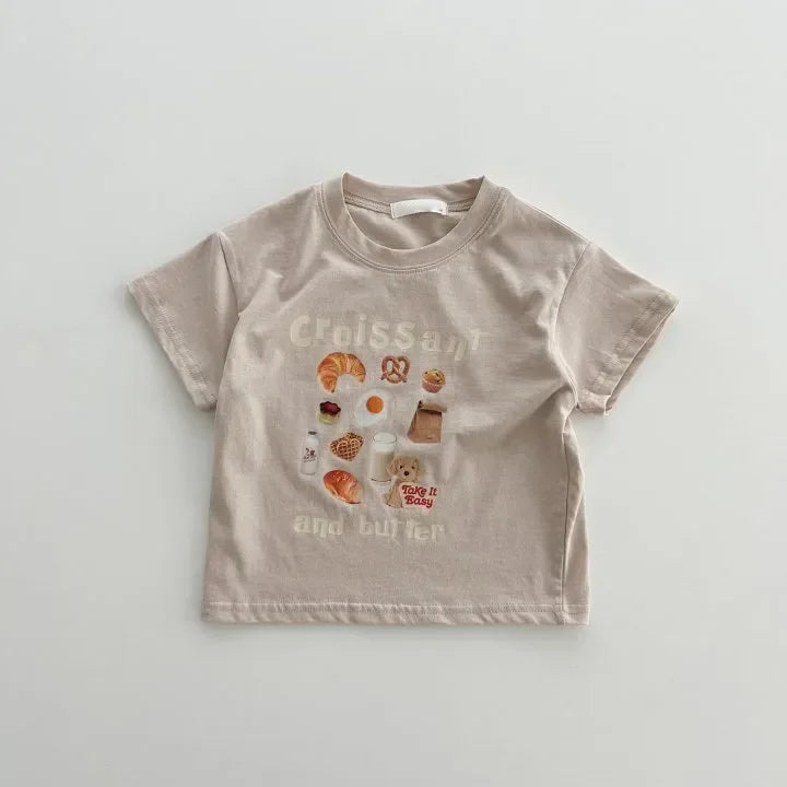 Summer Infant Kids T-Shirts Fruit Print Boys Girls Cotton T-shirt Children Outfits Top Clothes for Toddler Baby Breathable Tees