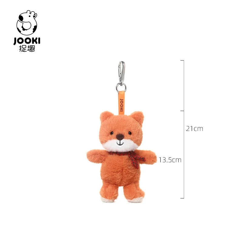 Kawaii Fox Plush Toys Cartoon Animal Stuffed Doll Keychain Bag Pendant Doll Cute Fox Plush Doll Kids Birthday Xmas Gift