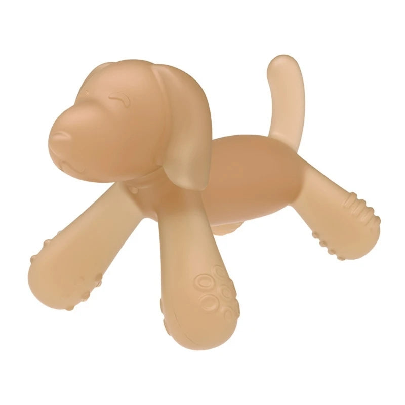 Silicone Baby Teether BPA Free Liquid Silicone Baby Chewing Toys Cartoon Shape Newborn Rodent Handhold Molar Teether Baby Stuff