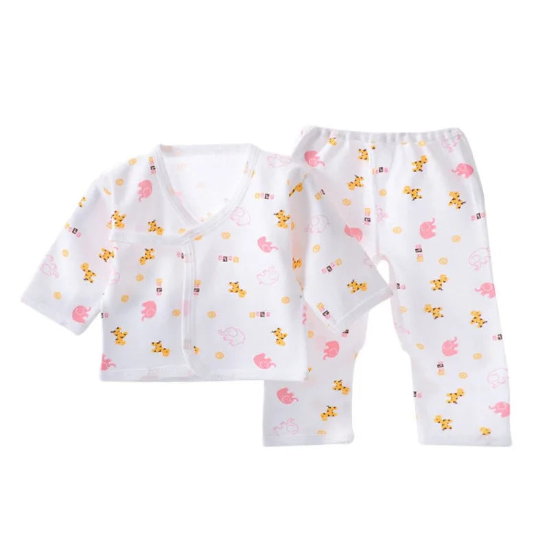 Children'S Clothing Baby Wool Hedgehog Newborn Set Pure Cotton Five 0-3M Baby Clothes Spring Autumn Pure Cotton Underwear Set