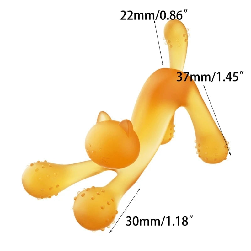 Silicone Baby Teether BPA Free Liquid Silicone Baby Chewing Toys Cartoon Shape Newborn Rodent Handhold Molar Teether Baby Stuff