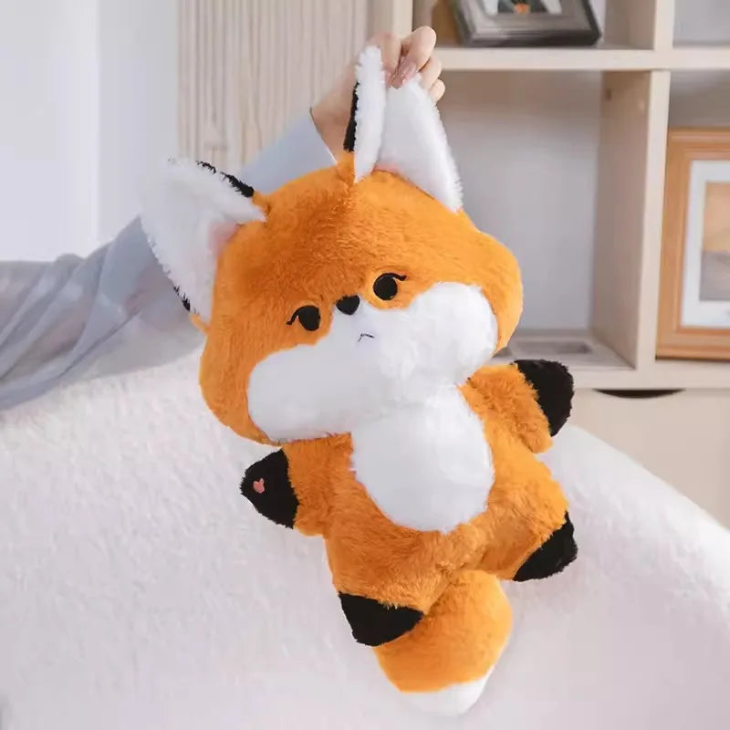 Lovely Orange Fox Cool Animal Handsome Hug Doll Small Pendant Soft Plush Toy Girl Boy Birthday Christmas Gift 1pc