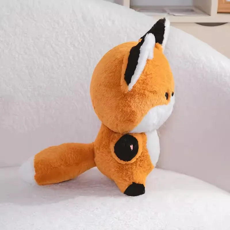 Lovely Orange Fox Cool Animal Handsome Hug Doll Small Pendant Soft Plush Toy Girl Boy Birthday Christmas Gift 1pc
