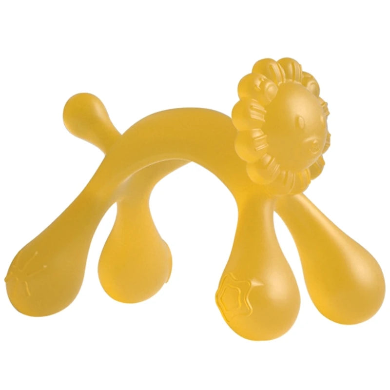Silicone Baby Teether BPA Free Liquid Silicone Baby Chewing Toys Cartoon Shape Newborn Rodent Handhold Molar Teether Baby Stuff