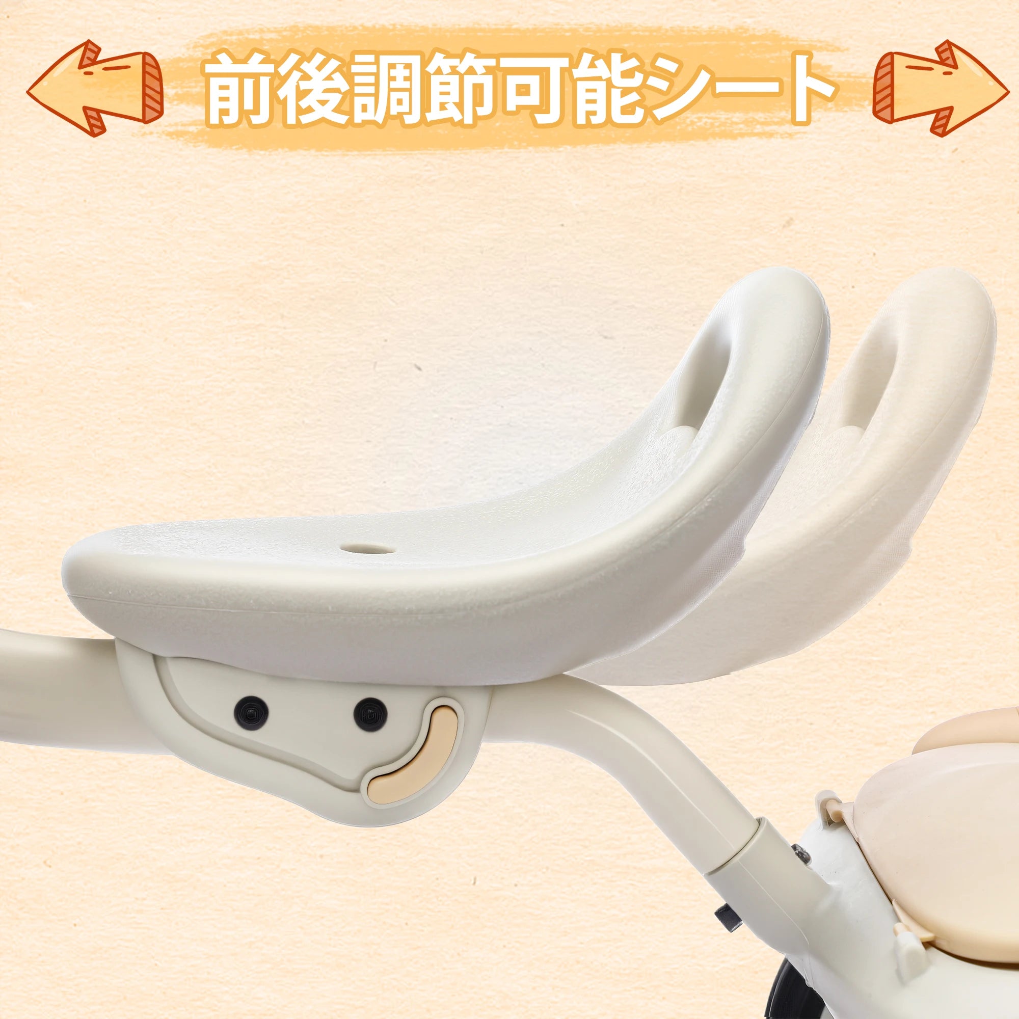 Toddler Tricycle Foldable Kids Pedal Trike Pedal 3 Wheels Baby Walker Trike for Boys Girls 1-4 Years Old Rear