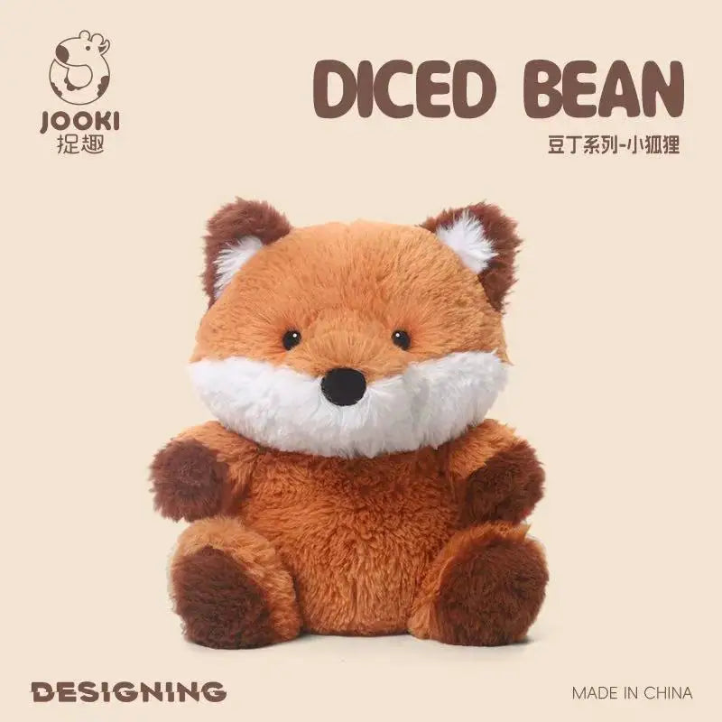 26cm New Simulated Fox Doll Stuffed Plush Toy Cartoon Anime Cute Pillow Pillow Elegant Children's Birthday Gift Fun Doll