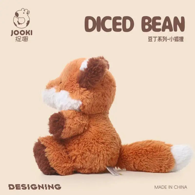 26cm New Simulated Fox Doll Stuffed Plush Toy Cartoon Anime Cute Pillow Pillow Elegant Children's Birthday Gift Fun Doll