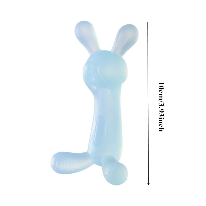 Silicone Baby Teether BPA Free Liquid Silicone Baby Chewing Toys Cartoon Shape Newborn Rodent Handhold Molar Teether Baby Stuff