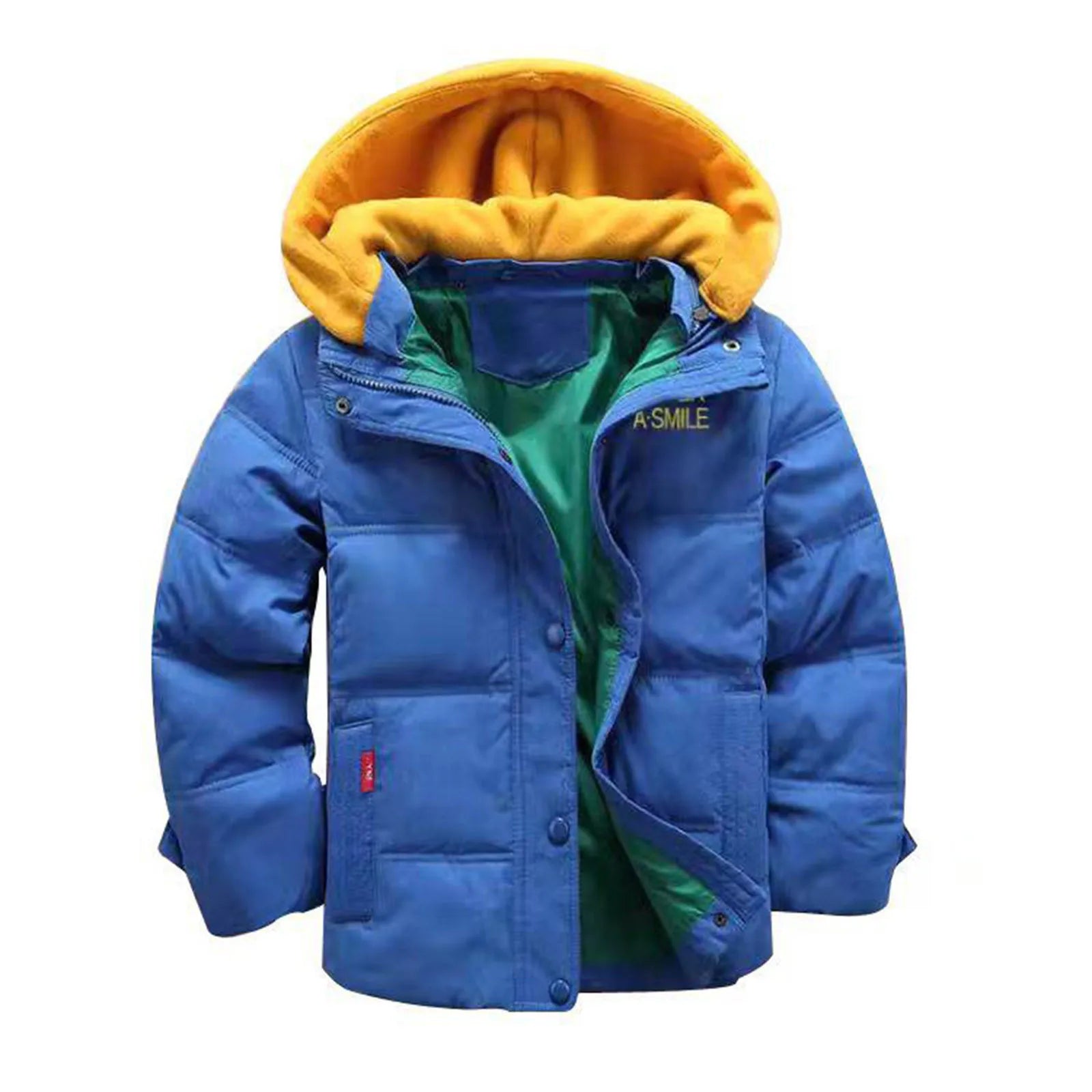 Fall Jackets for Boys Toddler Kids Baby Boys Girls Winter Warm Long Sleeve Jacket Outerwear Coats Removable Big Boys Coat Size
