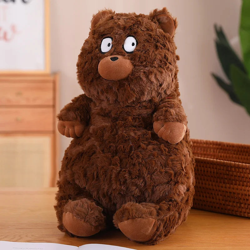 Squishy Simulation Fox Brown Bear Plush Toy Stuffed Dinosaur Bunny Dog Pig Cat Doll Toys Soft Plushie Pillow Cushion Kids Baby