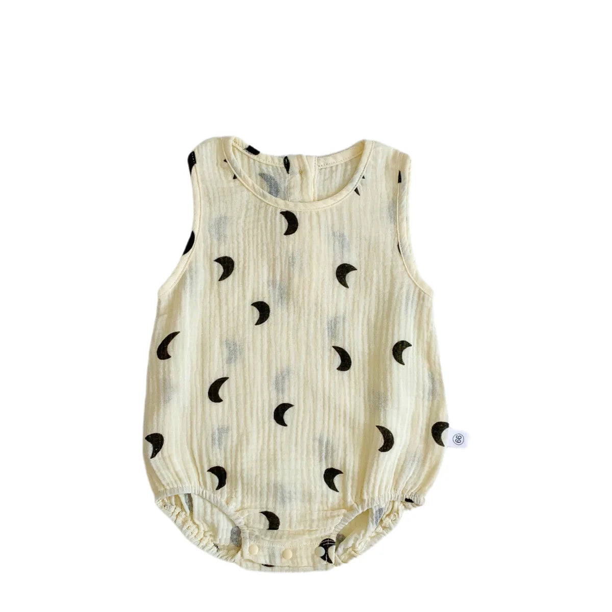 2025 New In Summer Infant Newborn Baby Girls Boys Wrinkle Cloth Cotton Outfits Kids Casual Jumpsuits Toddler Bodysuits