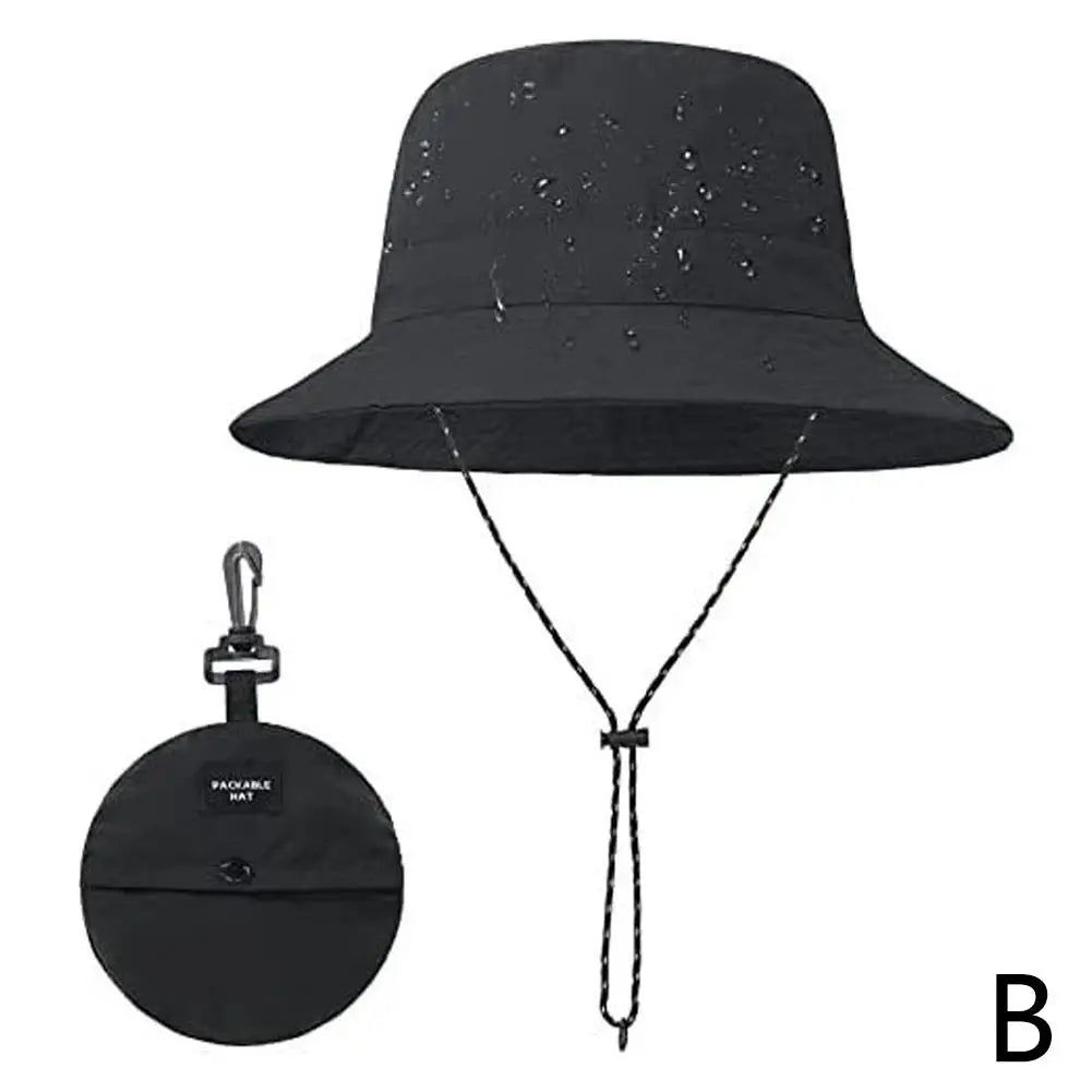 Waterproof Fisherman Hat Women Summer Sun Anti-UV Protection Camping Hiking Mountaineering Caps Men's Panama Bucket Outdoor Hat