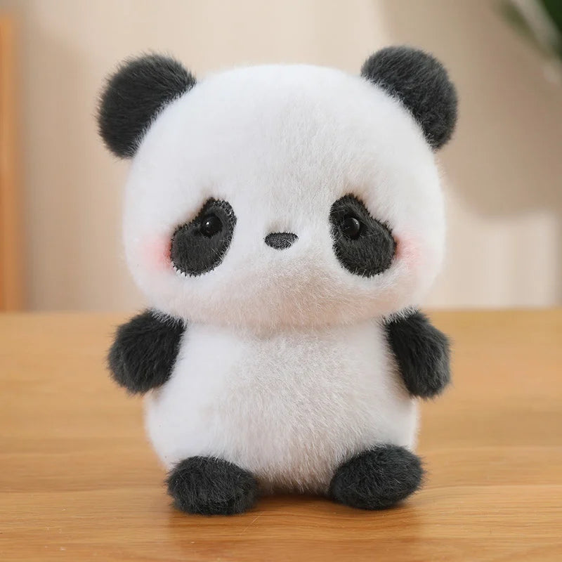 Cute Sitting Animals Red Panda Fox Sloth Cat Soft Plush Dolls Stuffed Capybara Pig Plushie Baby Toys Gifts For Children