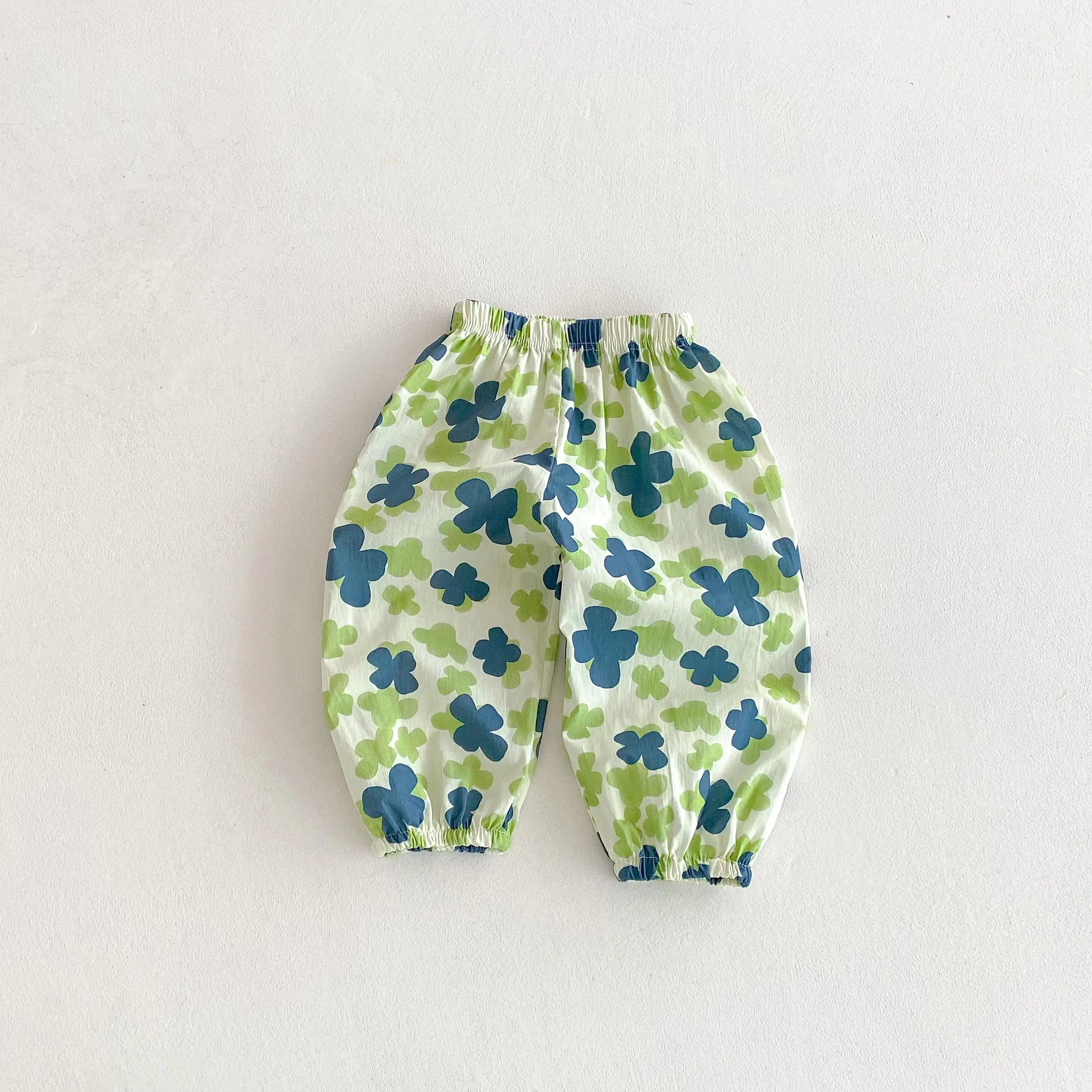 Child Cartoon Printed Trousers Summer Mosquito Resistant Pants Outdoor Wear Loose Casual Pants Boys Girls Baby Pants 80-120CM