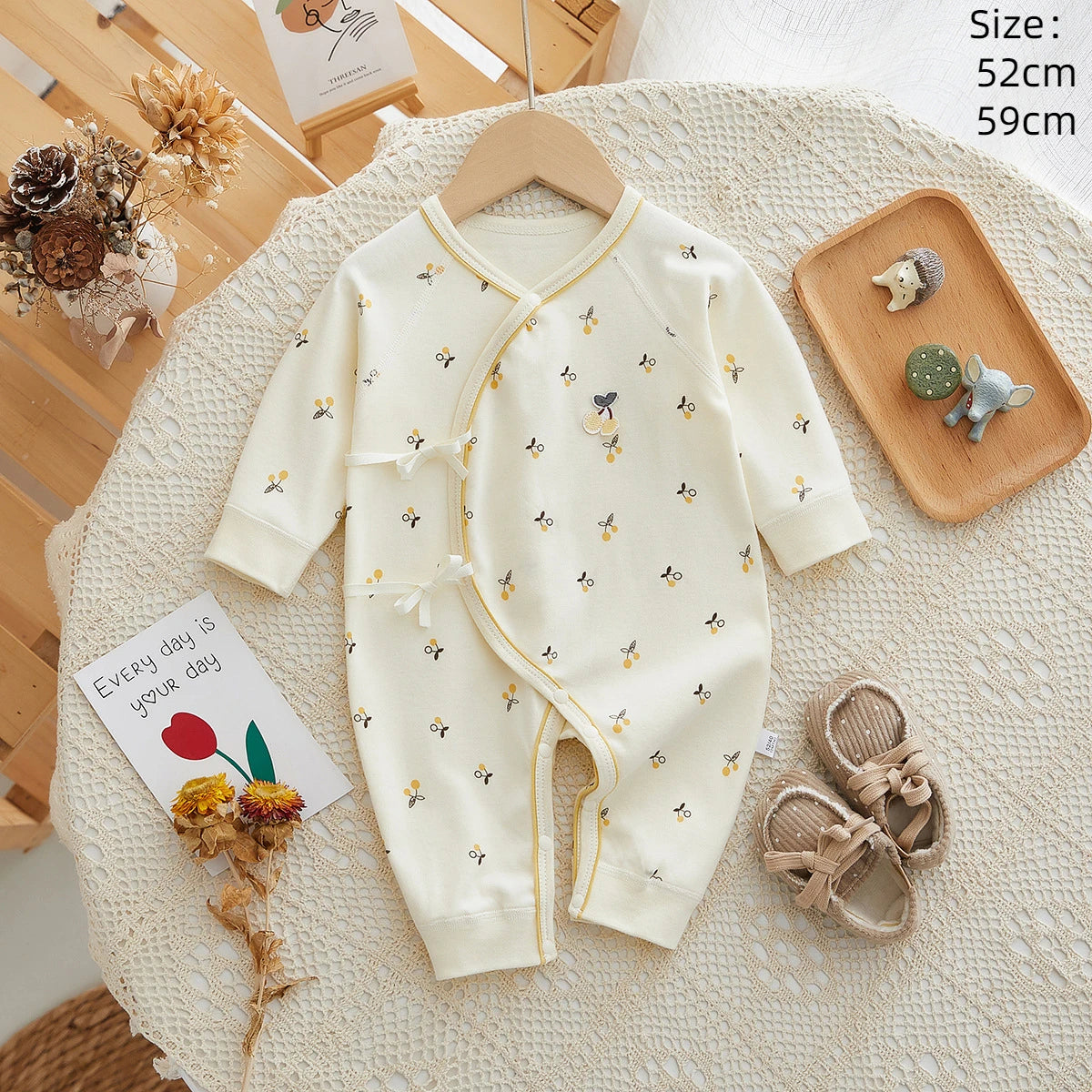 Baby Romper Cotton Spring Autumn Fresh Print Soft Newborn Infant Jumpsuit Casual Clothes for Bodysuits Sleepsuits