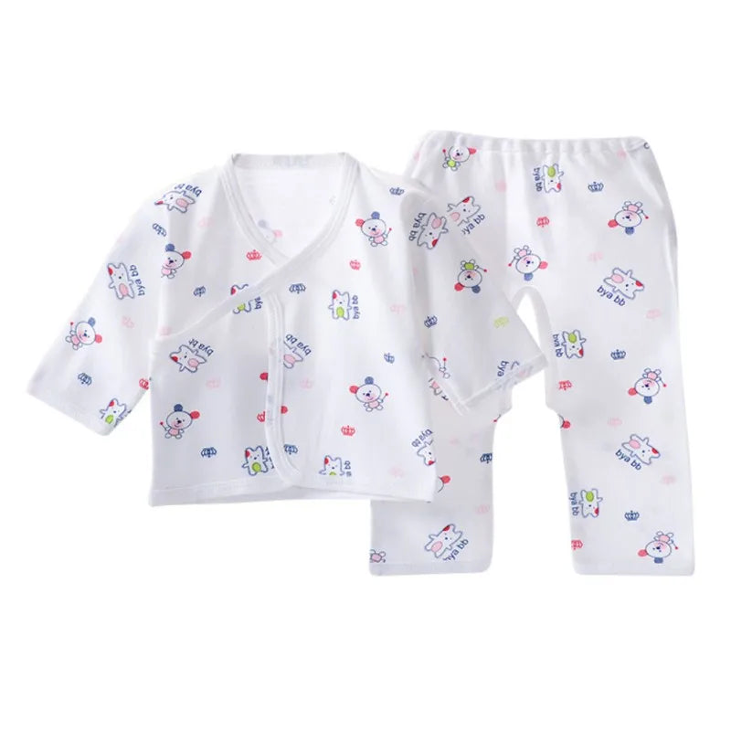 Children'S Clothing Baby Wool Hedgehog Newborn Set Pure Cotton Five 0-3M Baby Clothes Spring Autumn Pure Cotton Underwear Set