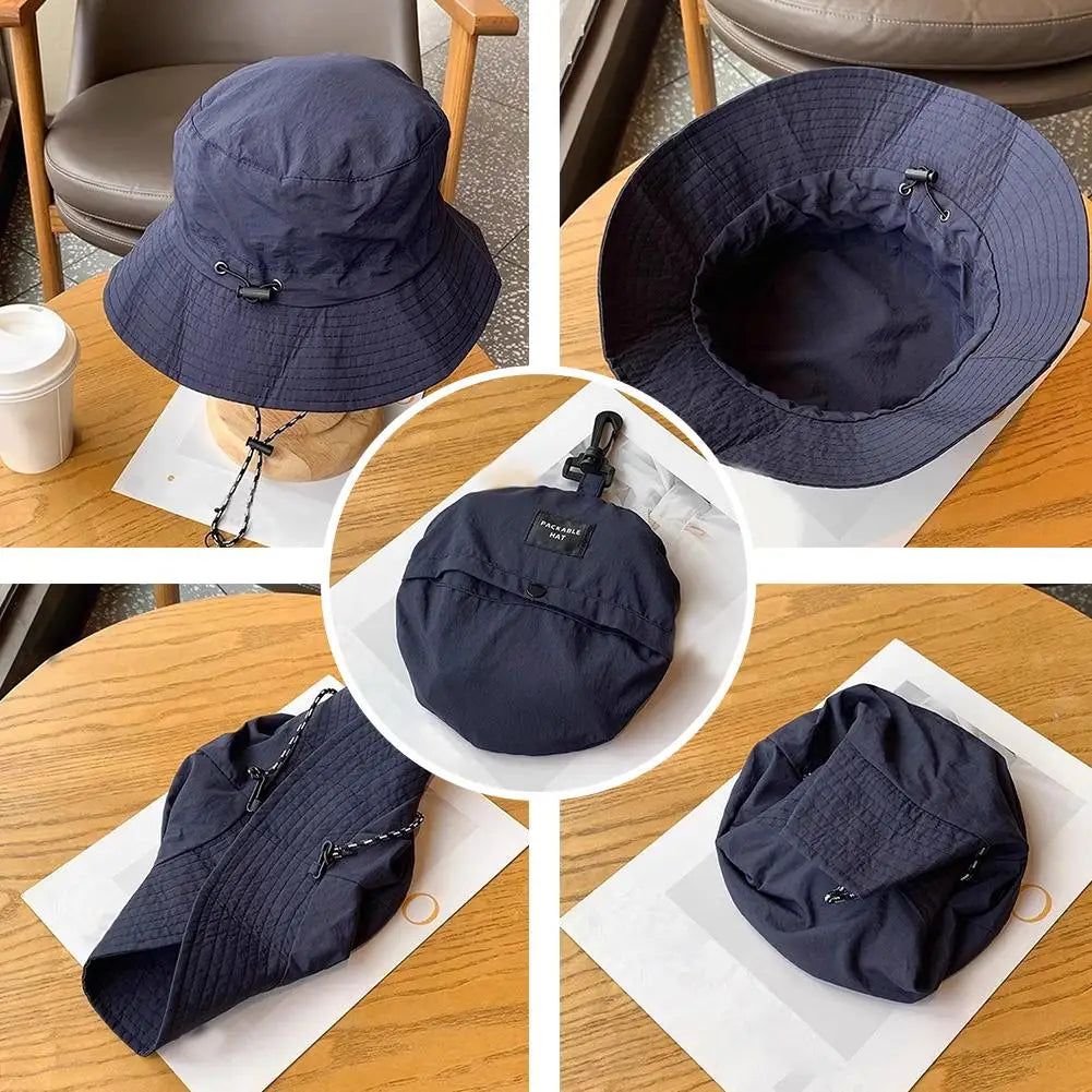 Waterproof Fisherman Hat Women Summer Sun Anti-UV Protection Camping Hiking Mountaineering Caps Men's Panama Bucket Outdoor Hat
