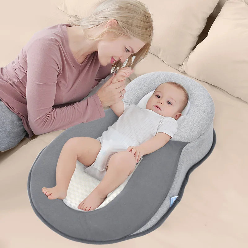 Anti-overflow choking pillow newborn pillow baby breastfeeding talisman breastfeeding pillow lying feed baby anti-spit ramp pads