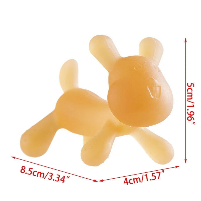 Silicone Baby Teether BPA Free Liquid Silicone Baby Chewing Toys Cartoon Shape Newborn Rodent Handhold Molar Teether Baby Stuff
