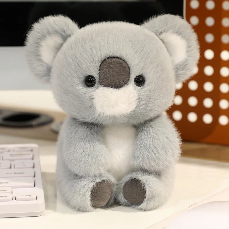 Cute Sitting Animals Red Panda Fox Sloth Cat Soft Plush Dolls Stuffed Capybara Pig Plushie Baby Toys Gifts For Children