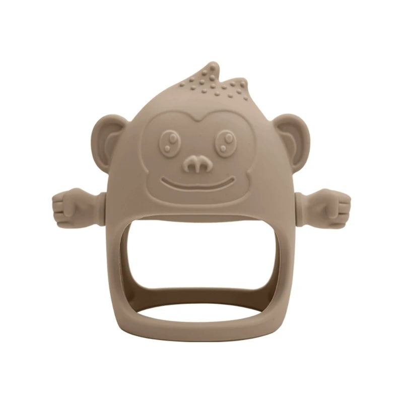 Silicone Baby Teether BPA Free Liquid Silicone Baby Chewing Toys Cartoon Shape Newborn Rodent Handhold Molar Teether Baby Stuff