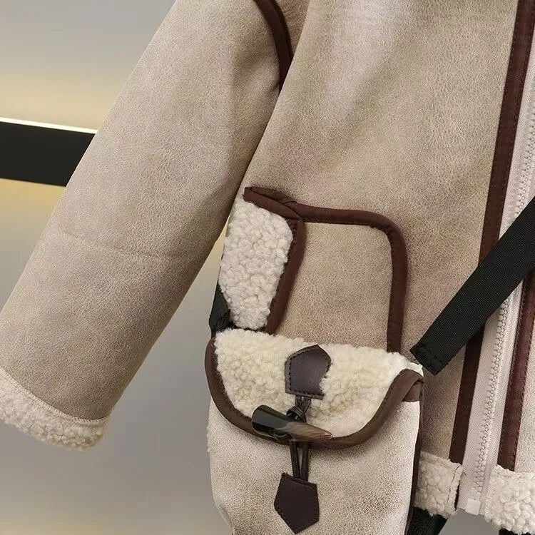New  Boy  Jackets  Leather Thickness  Kids  Coats Baby  Fashion Children Outerwear  Autumn Winter 2024-099