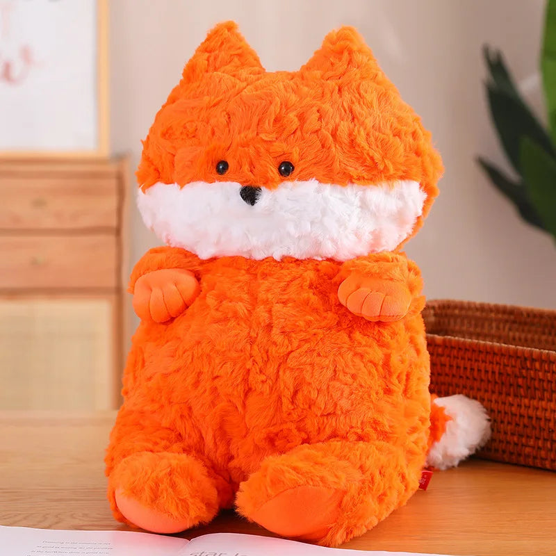 Squishy Simulation Fox Brown Bear Plush Toy Stuffed Dinosaur Bunny Dog Pig Cat Doll Toys Soft Plushie Pillow Cushion Kids Baby