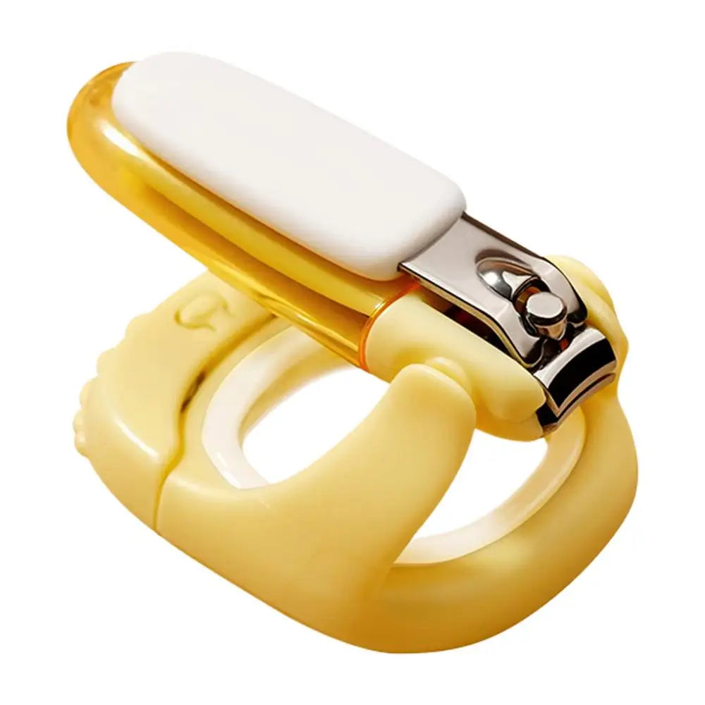 safe Baby Light Up Nail Clipper With Magnifier Splashproof Nail Trim Baby Fingernail Styling Tools Portable Babies Nail Scissors