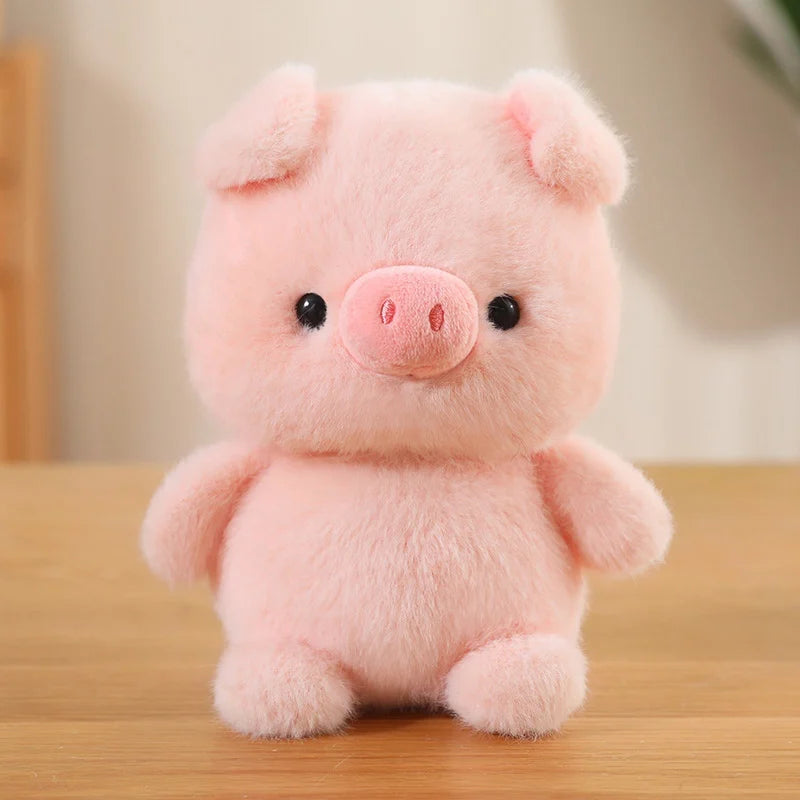 Cute Sitting Animals Red Panda Fox Sloth Cat Soft Plush Dolls Stuffed Capybara Pig Plushie Baby Toys Gifts For Children