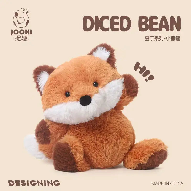 26cm New Simulated Fox Doll Stuffed Plush Toy Cartoon Anime Cute Pillow Pillow Elegant Children's Birthday Gift Fun Doll