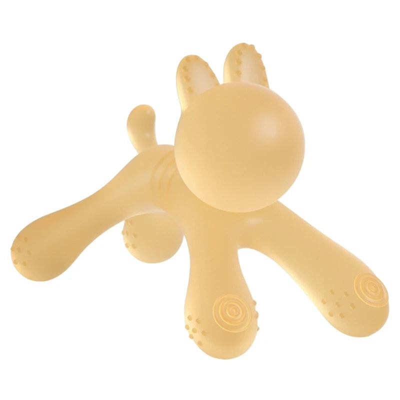Silicone Baby Teether BPA Free Liquid Silicone Baby Chewing Toys Cartoon Shape Newborn Rodent Handhold Molar Teether Baby Stuff