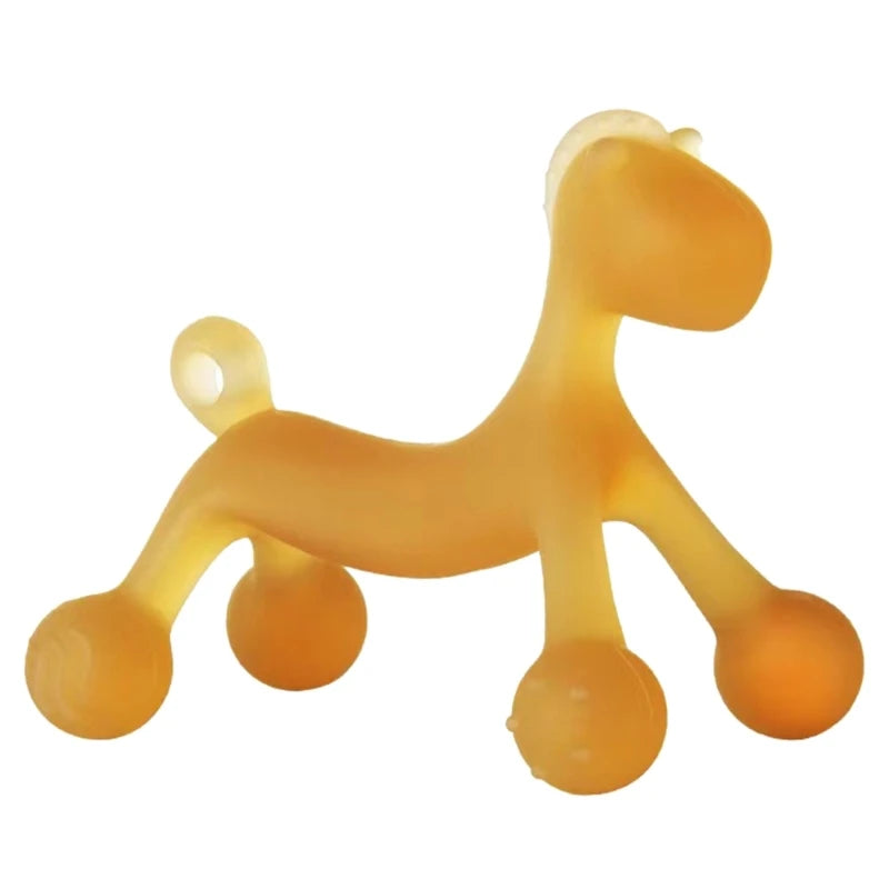 Silicone Baby Teether BPA Free Liquid Silicone Baby Chewing Toys Cartoon Shape Newborn Rodent Handhold Molar Teether Baby Stuff