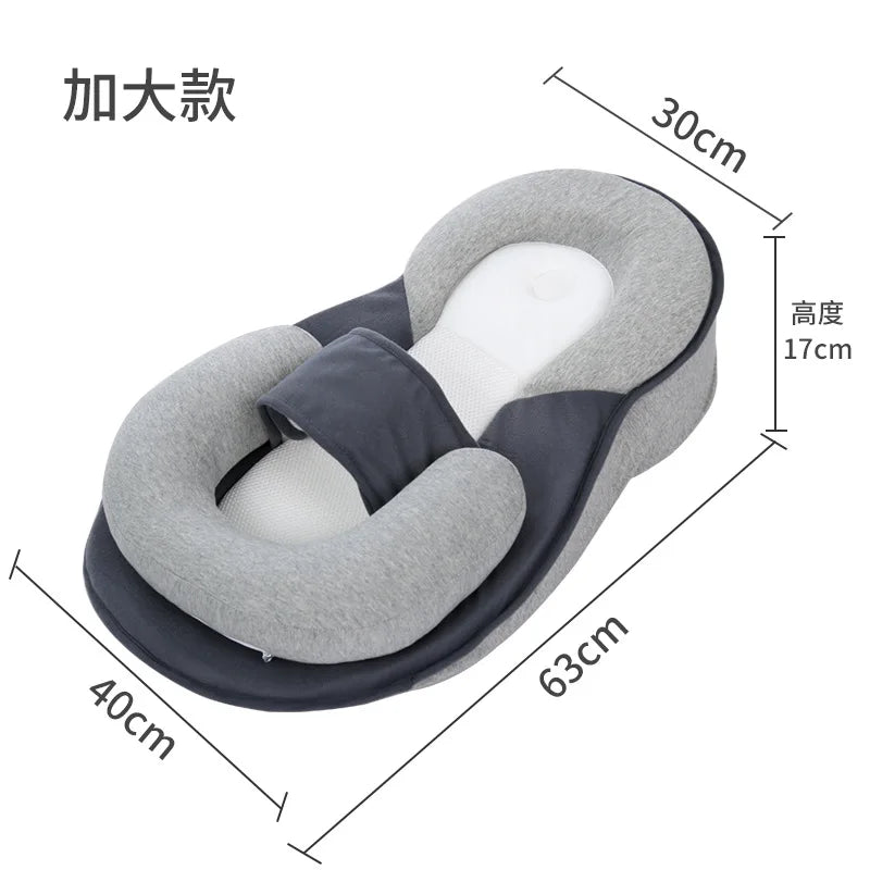 Anti-overflow choking pillow newborn pillow baby breastfeeding talisman breastfeeding pillow lying feed baby anti-spit ramp pads