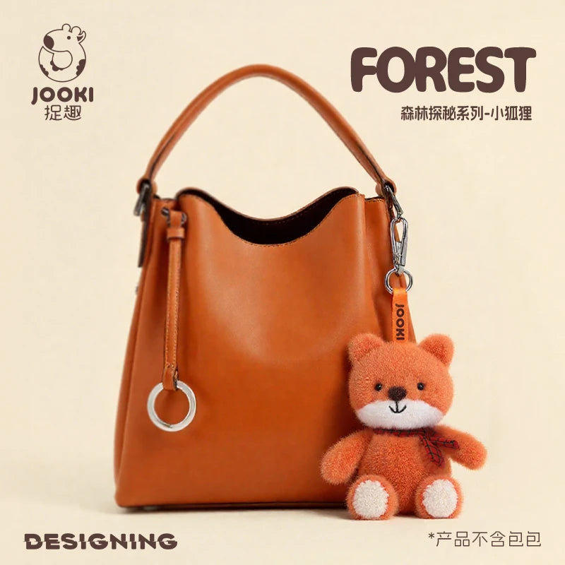 Kawaii Fox Plush Toys Cartoon Animal Stuffed Doll Keychain Bag Pendant Doll Cute Fox Plush Doll Kids Birthday Xmas Gift