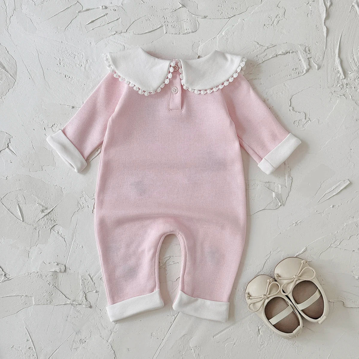 2025 Autumn New Children's Clothing Long Sleeved Jumpsuit Cherry Print Jumpsuit,Toddler Bodysuit Kids Clothing 0-18 Months