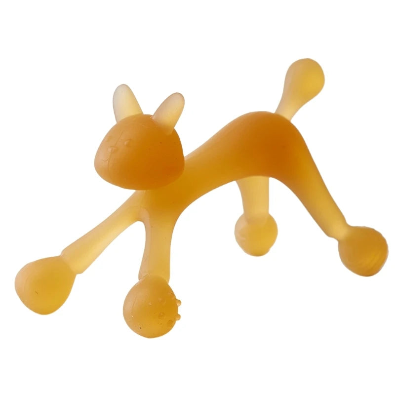 Silicone Baby Teether BPA Free Liquid Silicone Baby Chewing Toys Cartoon Shape Newborn Rodent Handhold Molar Teether Baby Stuff
