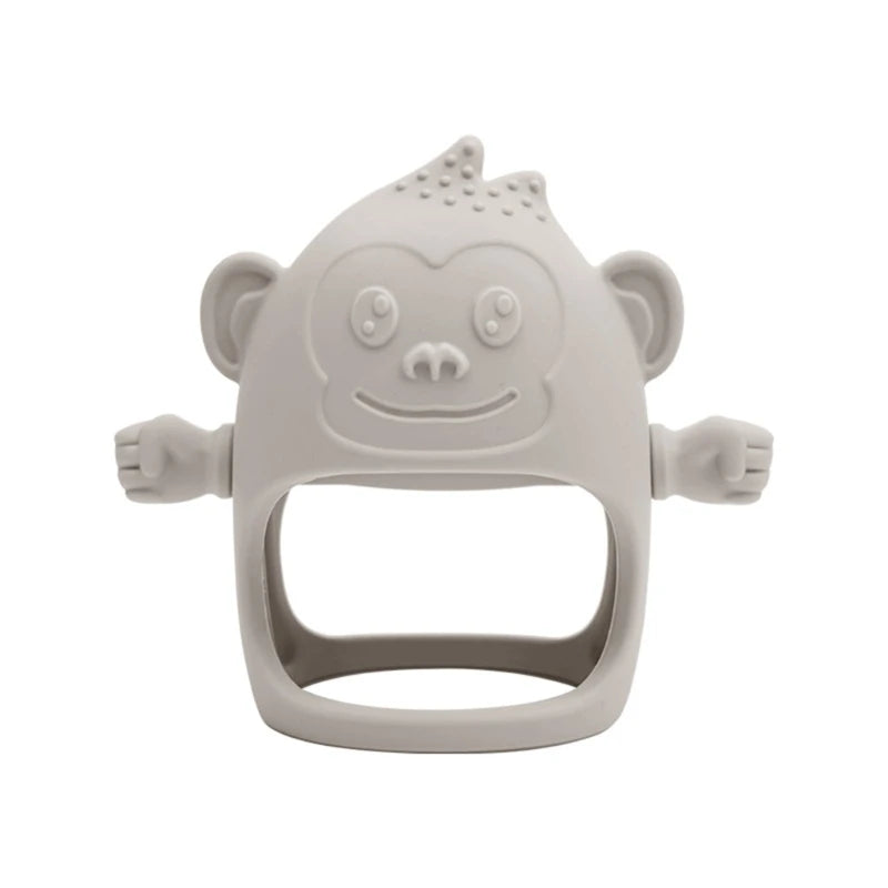 Silicone Baby Teether BPA Free Liquid Silicone Baby Chewing Toys Cartoon Shape Newborn Rodent Handhold Molar Teether Baby Stuff