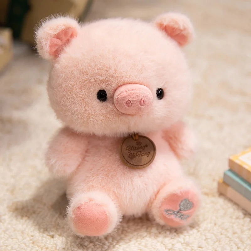 Cute Sitting Animals Red Panda Fox Sloth Cat Soft Plush Dolls Stuffed Capybara Pig Plushie Baby Toys Gifts For Children